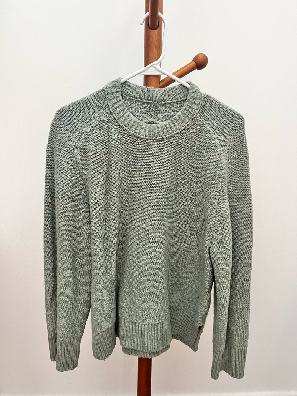 Abercrombie & Fitch Women's Crewneck Sweater in Sage